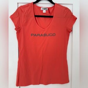 Parasuco Women's Coral Short Sleeve Tee Y2K BNWOT